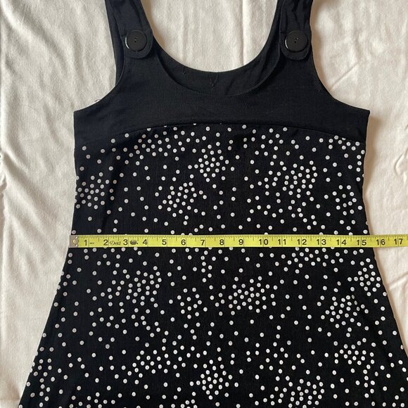 Jessica Polka Dot Black & White 60s Style Mod Midi Dress - Picture 11 of 13